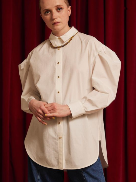 leur logette organic cotton blouse