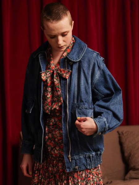 leur logette denim blouson