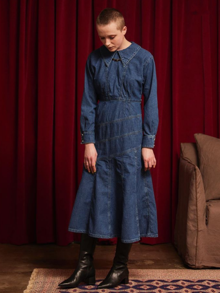 leur logette denim dress