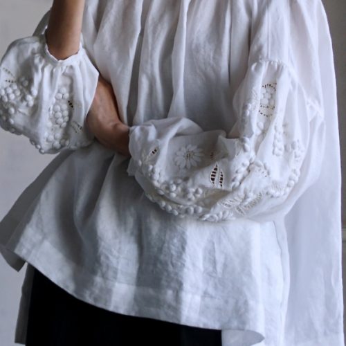 towavase linen blouse