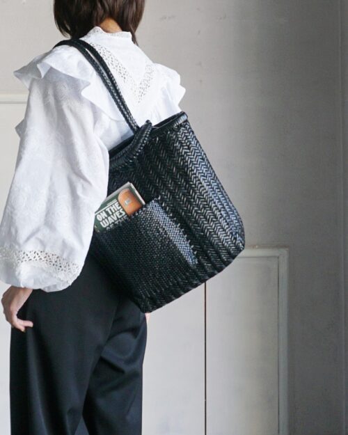 sagaan vienna woven book tote